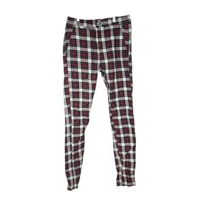 Urban Outfitters Size Small Petite Plaid Skinny Pants with Drawstring